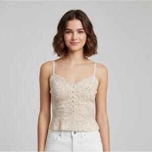 Elodie Tank Top NWT Floral Sweetheart Neck Cami Sz M